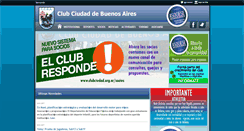 Desktop Screenshot of clubciudad.org.ar