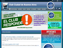 Tablet Screenshot of clubciudad.org.ar